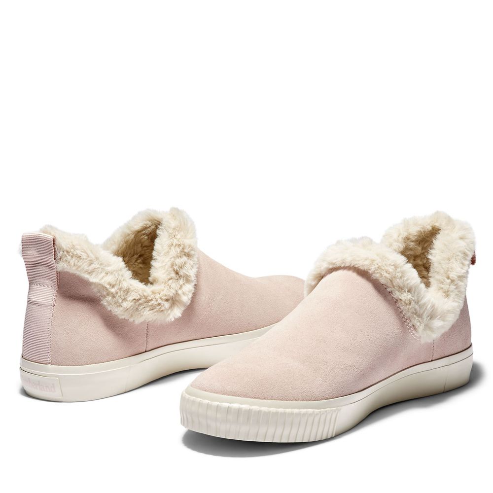 Mocasines Timberland Mujer Skyla Bay Warm Lined Slip-Ons Rosas - Chile LOU-746159